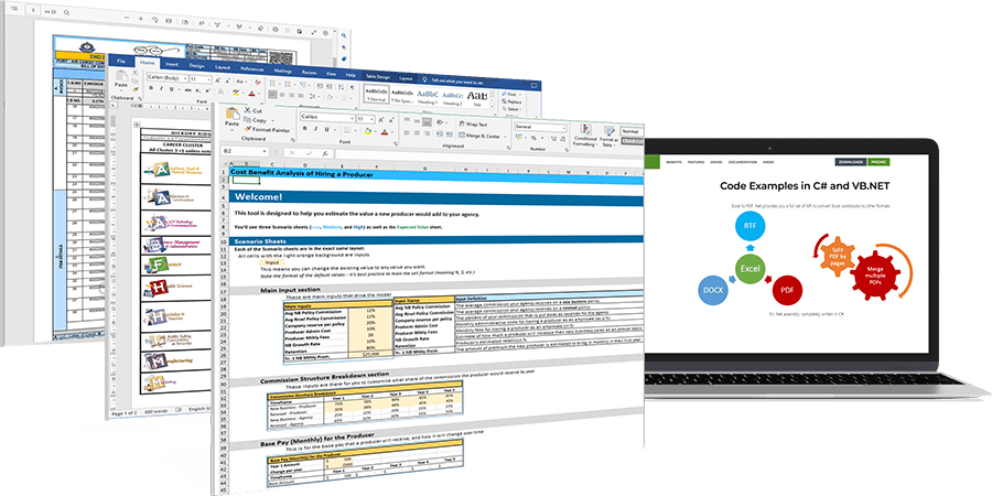 Excel to PDF .Net