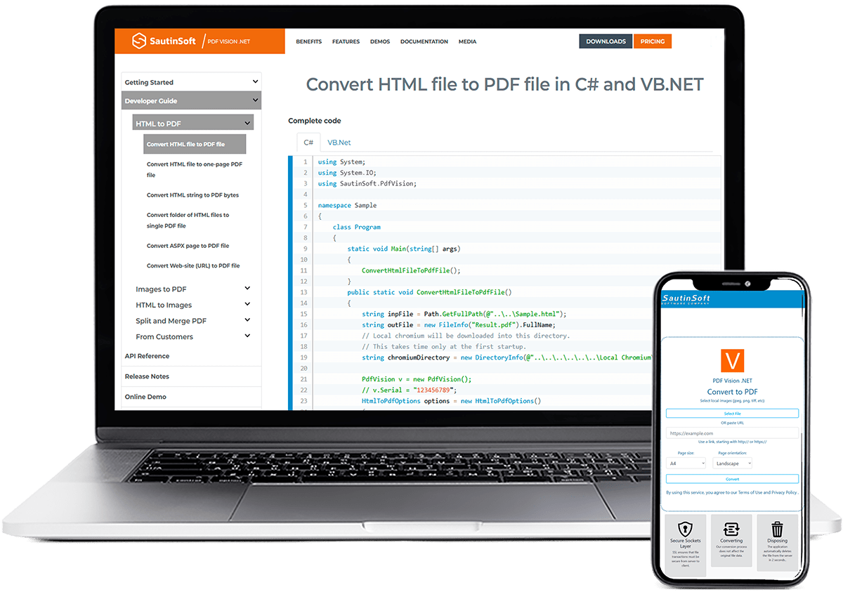 PDF Vision .Net code-examples