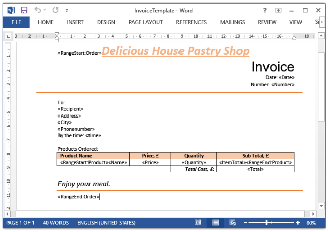 Invoice