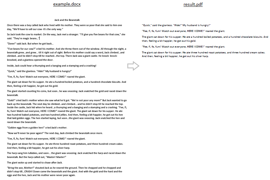 Delete Paragraphs