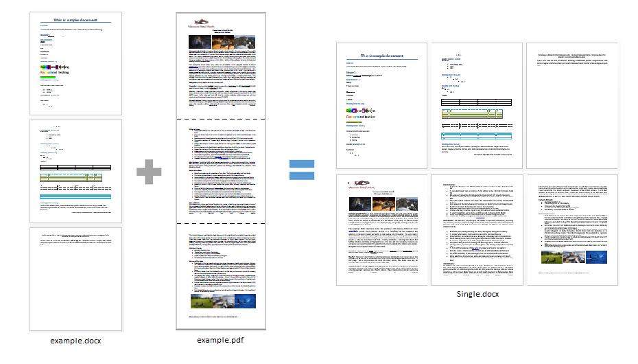 Merge document