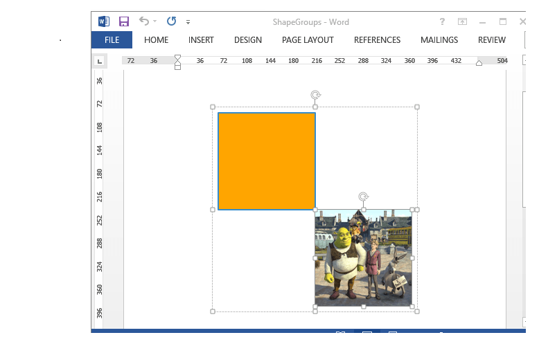 Shape Groups