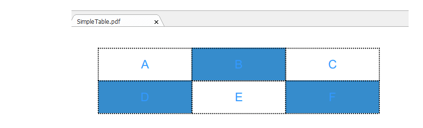 Simple Table