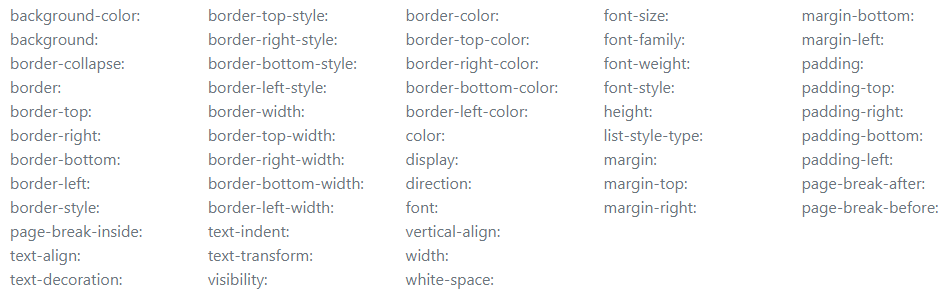 css html