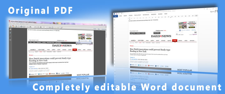 Now PDF Focus .Net re-creates a Word document from a PDF document like it was been typed by a human