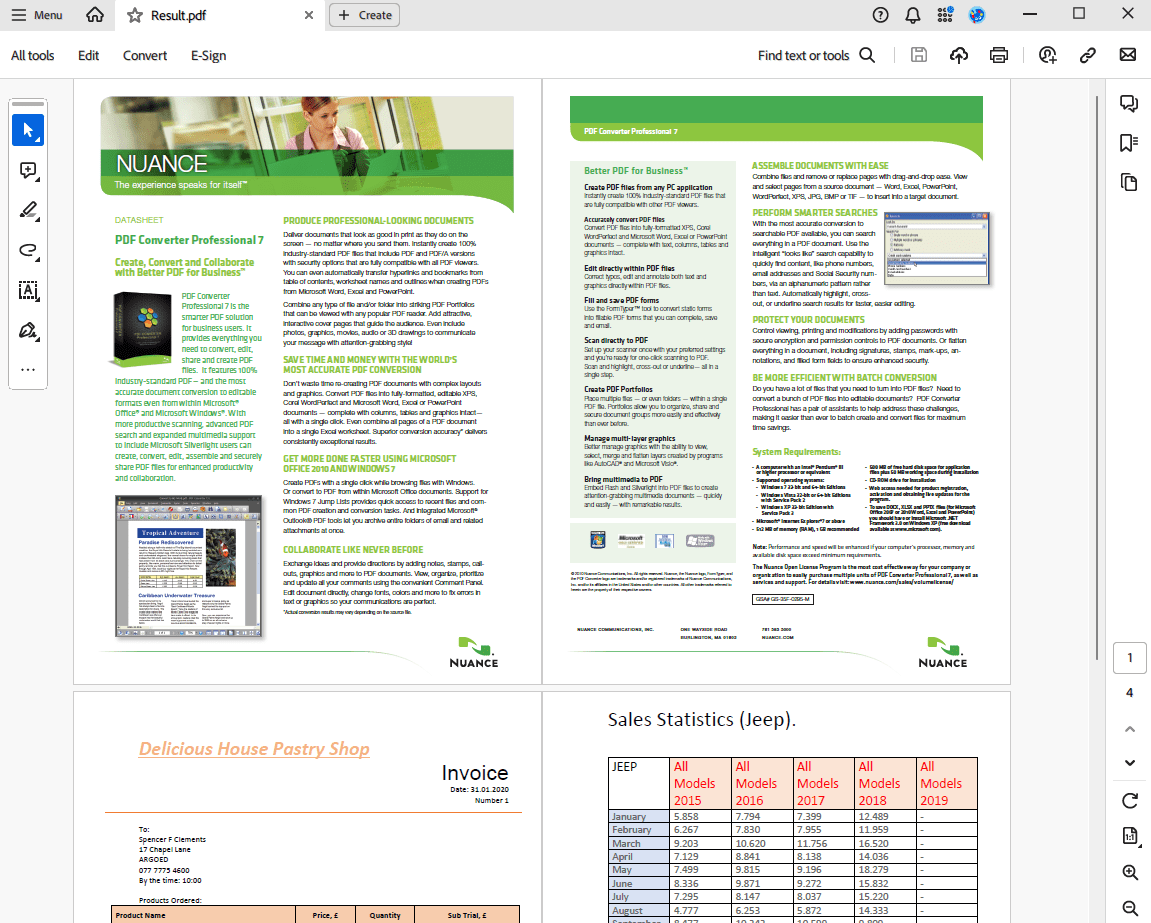 Merge PDF in memory