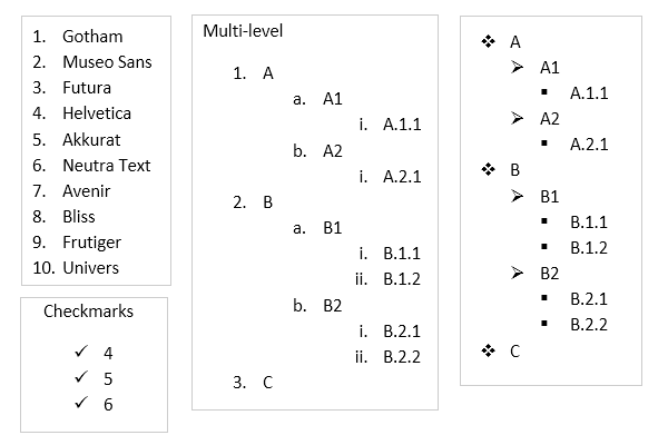 html-lists-supported